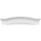 Ekena Millwork Eyebrow Architectural Grade PVC Pediment, 46"W x 10-1/2"H x 2-3/4"P PEDP046X105EYE00 - alternate 4